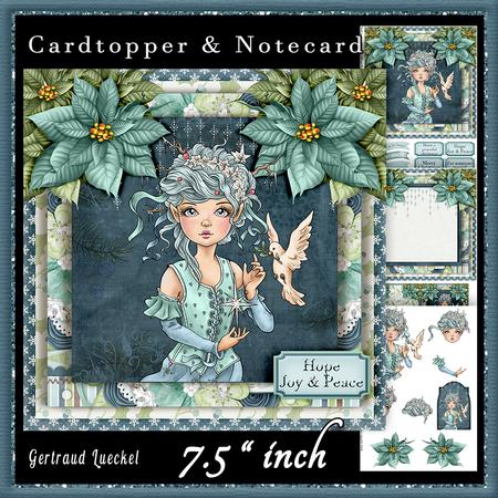 Cardtopper Hope Peace Joy 621