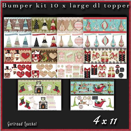 10 x Large Dl Cardtopper Bumperkit 8