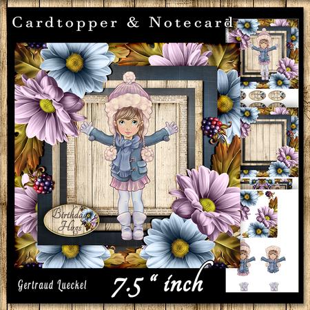 Cardtopper Birthday Hugs 650