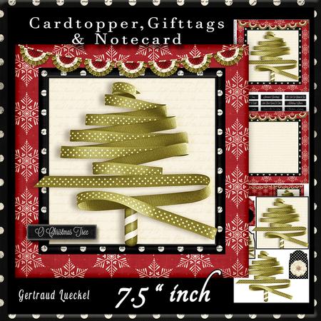 Cardtopper O' Christmas Tree 661