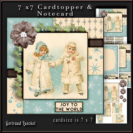 Cardtopper Joy to the World 670