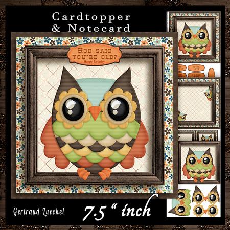 Cardtopper Hoo Said You're Old 676