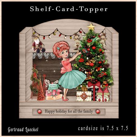 Shelf Shape Card Decorate the Tree 703