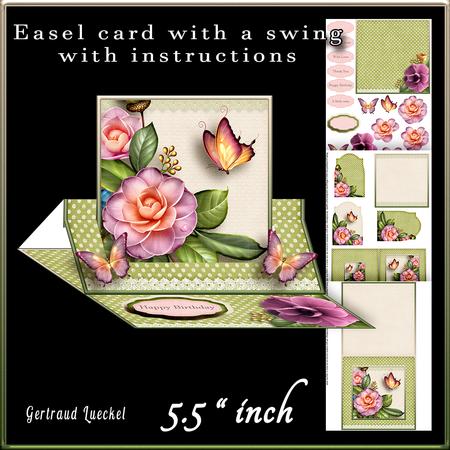 Easelcard with a Swing Green 735