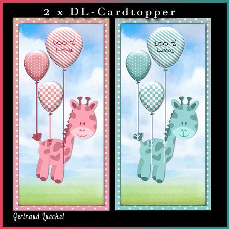 Cute Baby Dl Topper Boy and Girl 834