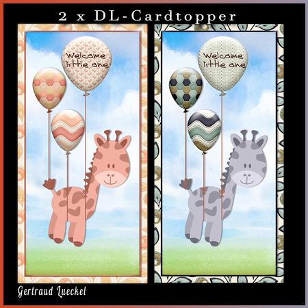 Cute Baby Dl Topper Boy and Girl 835