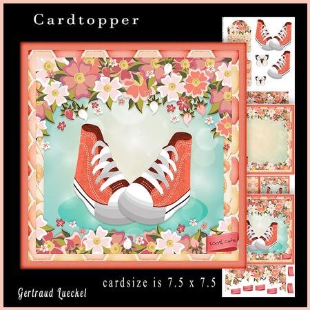 Sneaker Flowers Topper Girl