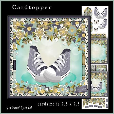 Sneaker Flowers Topper Boy 837