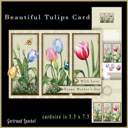 Beautiful Tulips Card
