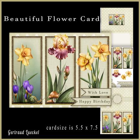Beautiful Flowers Card