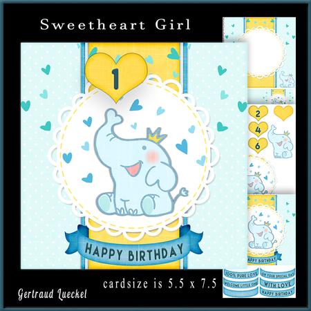 Little Sweetheart Boy Blue 850