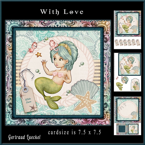 Little Mermaid Card Kit 878