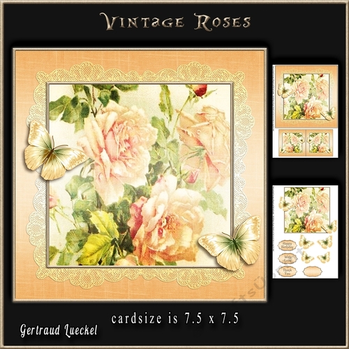 Vintage Roses Topper Kit 925