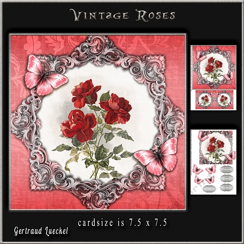 Vintage Roses Topper Kit 926