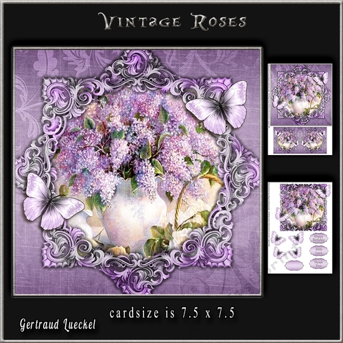 Vintage Roses Topper Kit 928