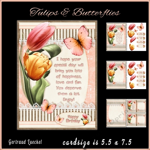 Tulips and Butterflies 967