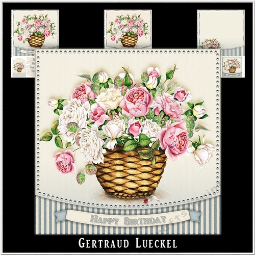 Watercolor Roses 976