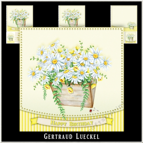 Watercolor Flower Card Kit 980