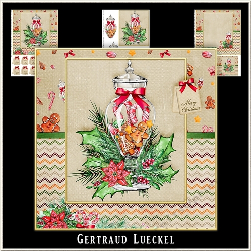 Cute Christmas Cardtopper It smells like christmas 999