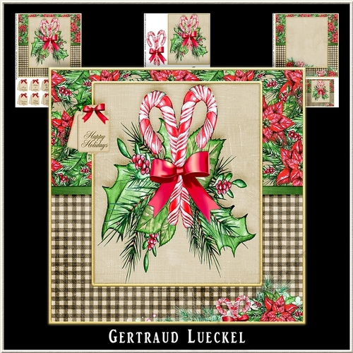 Cute Christmas Cardtopper 1000