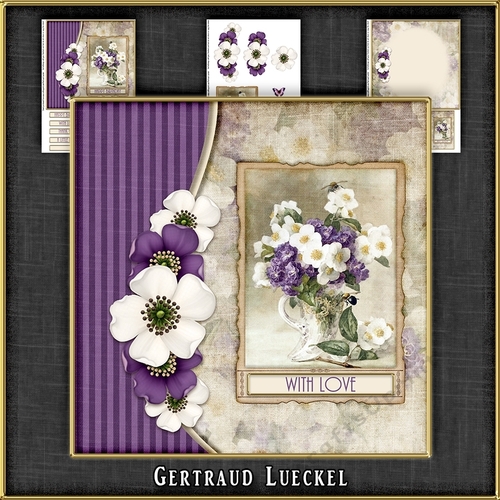 Vintage Roses and Flowers 1058