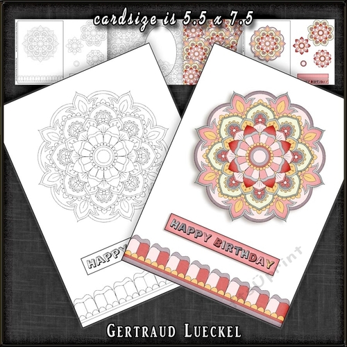 Mandala Card Kit 1117