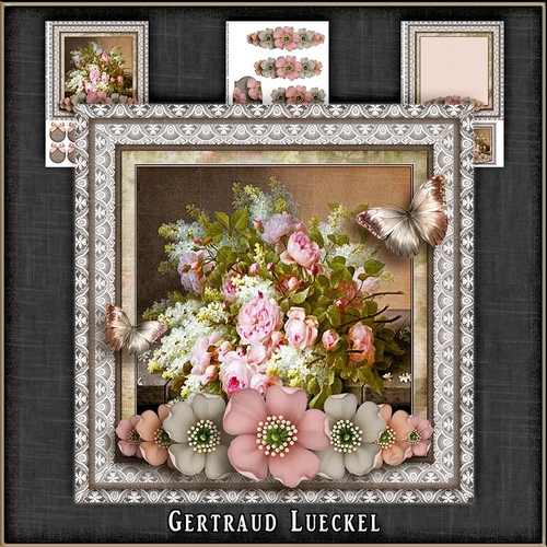 Vintage Lace and Wildroses 1140