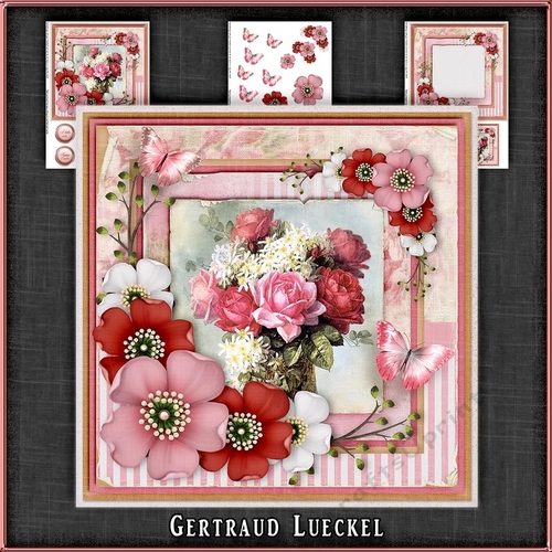 Vintage Shabby Chic Blossom Card Kit 1157