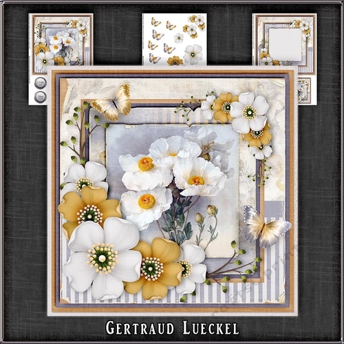Vintage Shabby Chic Blossom Card Kit 1160