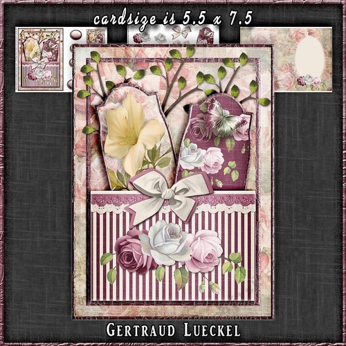 Vintage Tags Topper Card Kit 1166