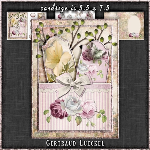 Vintage Tags Topper Card Kit 1167