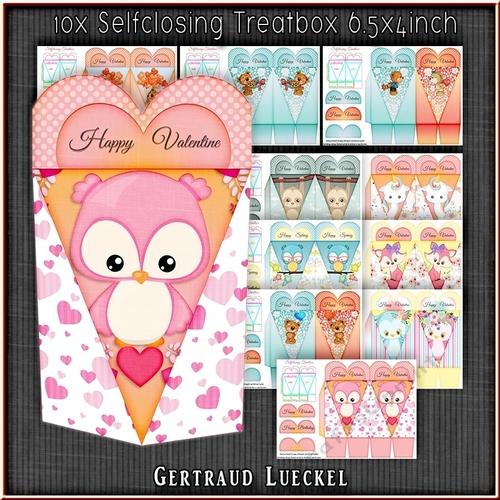 10 Self Closing Treat Bags