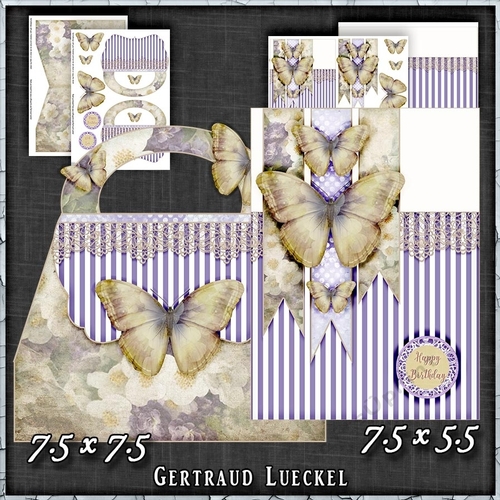 Vintage Handbag and Topper Card Kit 1365