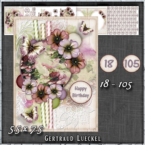 In Love With Flowers Card Kit 1433