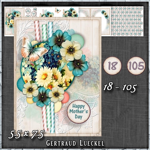 In Love With Flowers Card Kit 1435