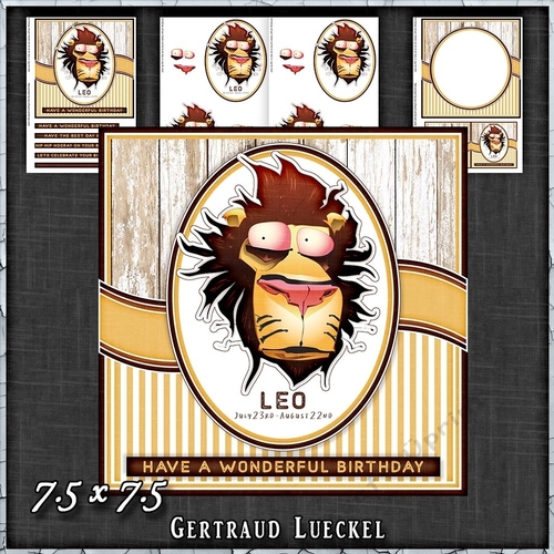 Zodiac Funny Leo Card Kit 1491