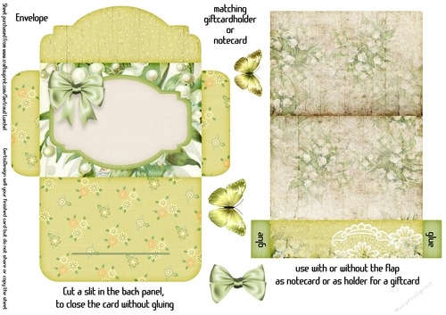 Gift Card Holder With Envelope 1498 