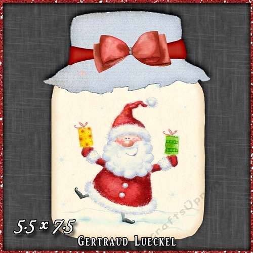 Mason Jar Shaped Card 1524