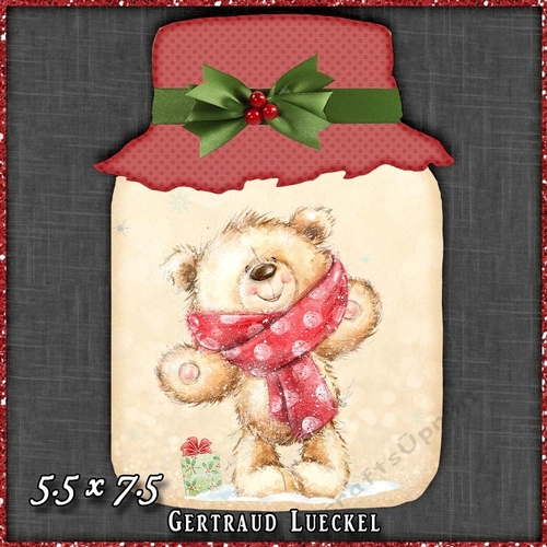 Mason Jar Shaped Card 1526