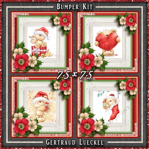 Beary Christmas Is Coming Bumperkit Red 1528