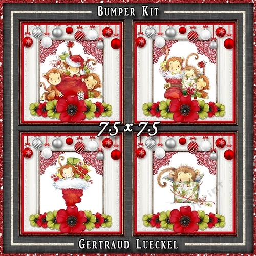 All Monkey Christmas Around Bumperkit 1532