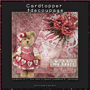 With All My Heart 7x7 Topper and Inlet 113