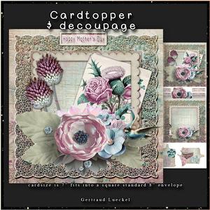 A Flower for You Cardtopper with Inlet 129
