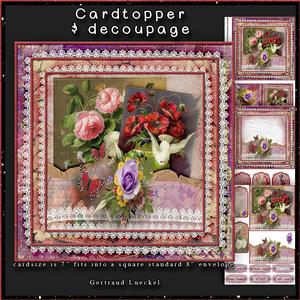 With Love Cardtopper with Inlet 145
