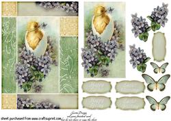 Happy Easter Cardtopper 168
