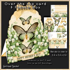 Over the Top Card with Facets Box Butterflies 179