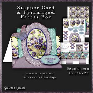 Stepper Card a Basket Full of Flowers 189