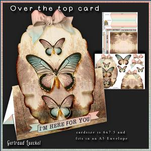 Over the Top Card Butterflies 197