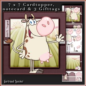 Cardtopper with Inlet 100% Vegan 245