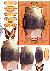 Cardtopper Long Walk 297